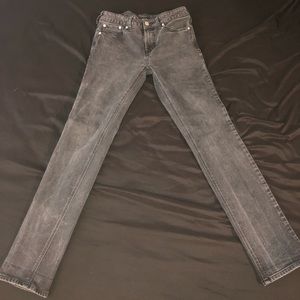 Pacsun Slim Lightwash Black Jeans